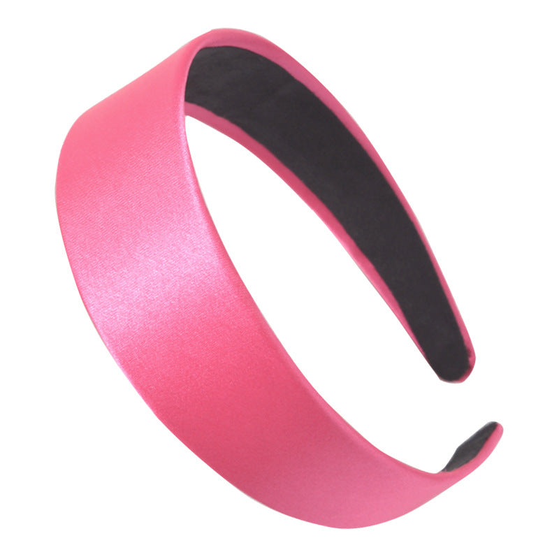 Wholesale Wide Brim Satin Headband Fabric